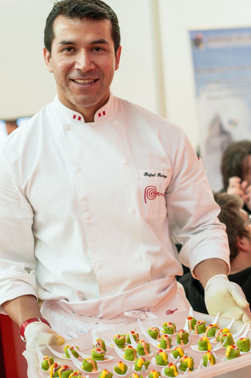 Successo dello showcooking del Perù durante il Festival “The Vegetarian Chance”